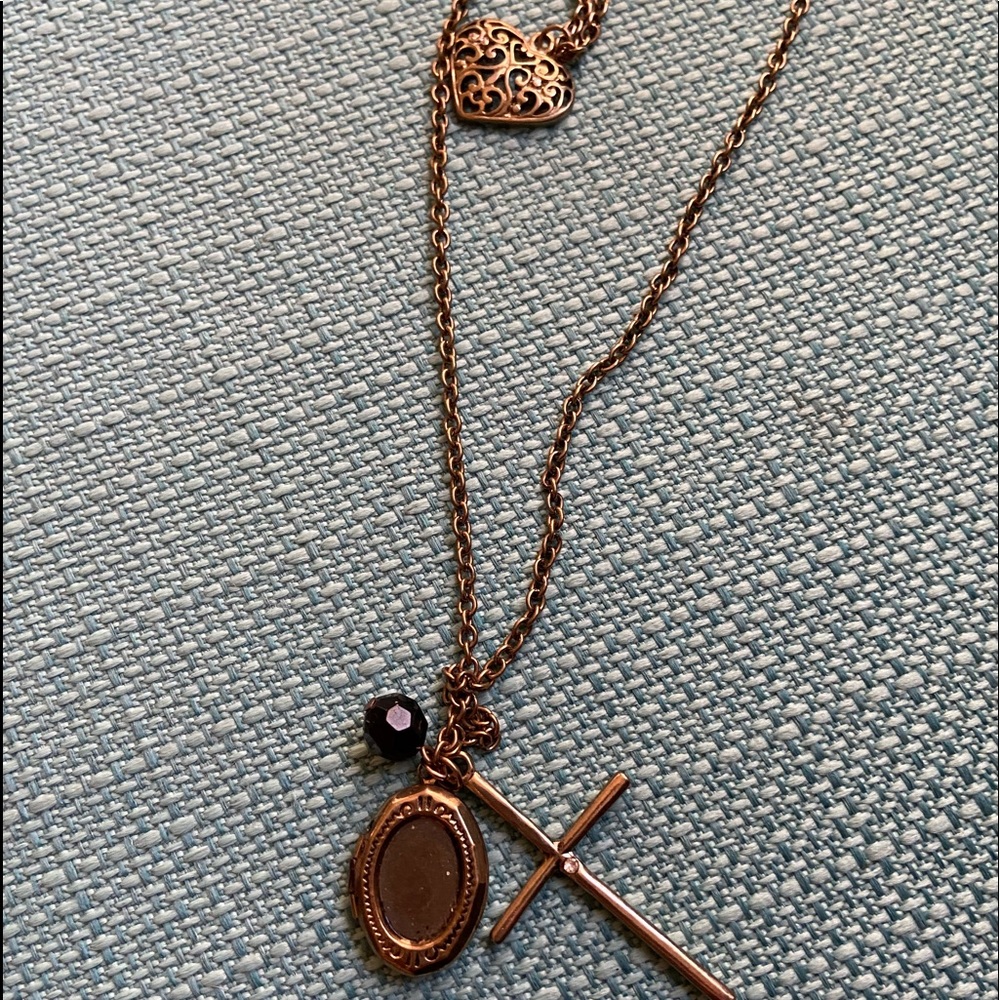 NordstromRack 2Strand Necklace, Brass colored
